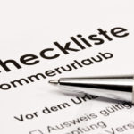Checkliste Urlaub